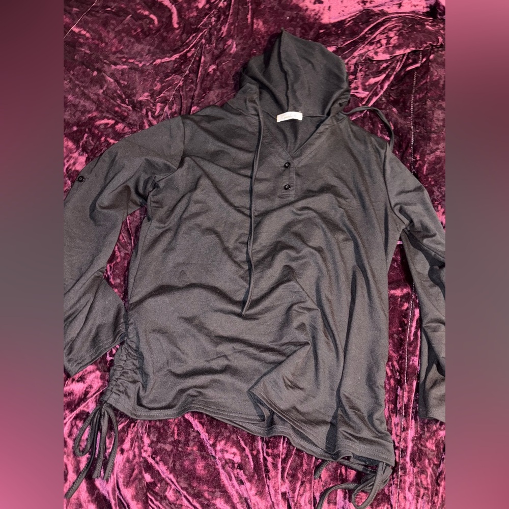 Hooded Long Sleeve T-Shirt Cyanstyle Women’s 2XL